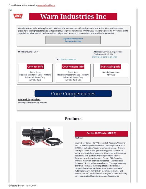 Government Purchasing Master Buyers Guide for Vendor and Contractors