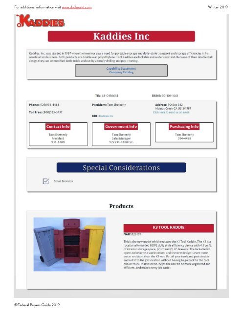 Government Purchasing Master Buyers Guide for Vendor and Contractors