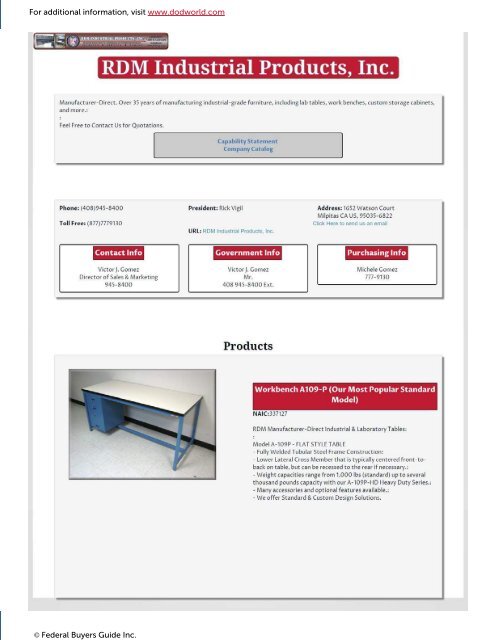 Government Purchasing Master Buyers Guide for Vendor and Contractors