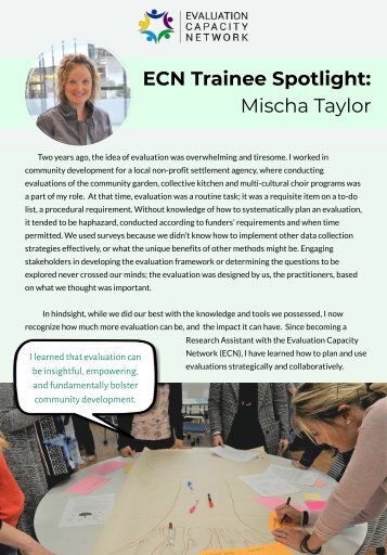 ECN Trainee Spotlight: Mischa Taylor