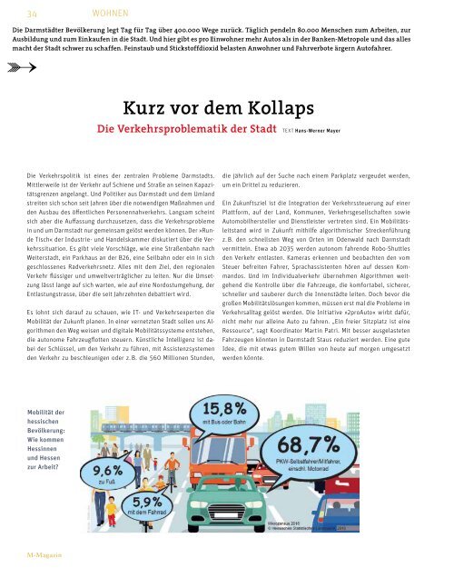 M das Magazin für Wirtschaft und Gesellschaft - Darmstadt No. 01 2020