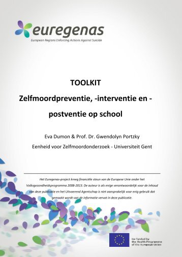 Zelfmoordpreventie, -interventie en -postventie op school 