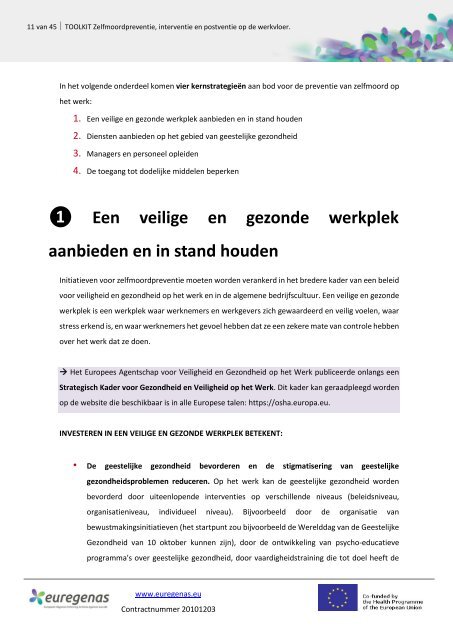 Zelfmoordpreventie, -interventie en -postventie op de werkvloer