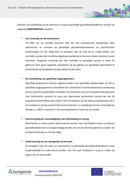 Zelfmoordpreventie, -interventie en -postventie op de werkvloer