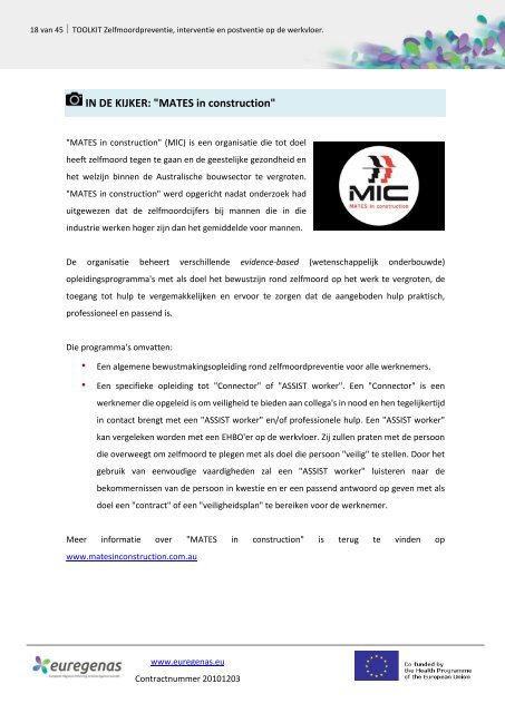 Zelfmoordpreventie, -interventie en -postventie op de werkvloer