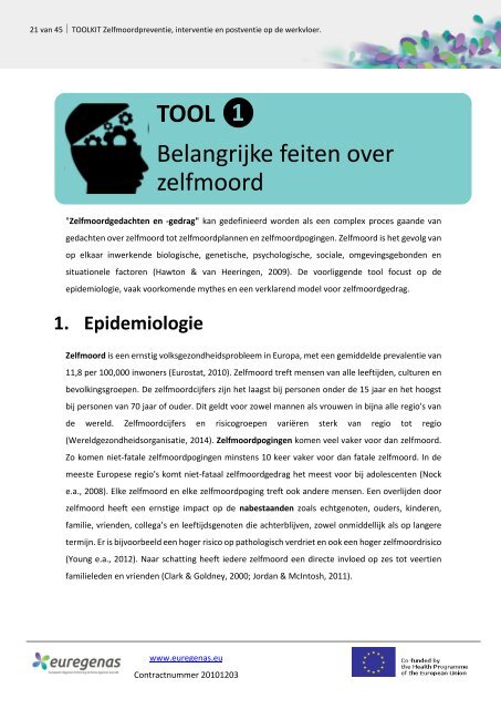 Zelfmoordpreventie, -interventie en -postventie op de werkvloer