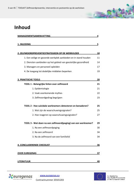 Zelfmoordpreventie, -interventie en -postventie op de werkvloer