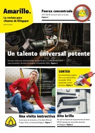 Amarillo. La revista de los clientes de Klingspor Edición 1|2020