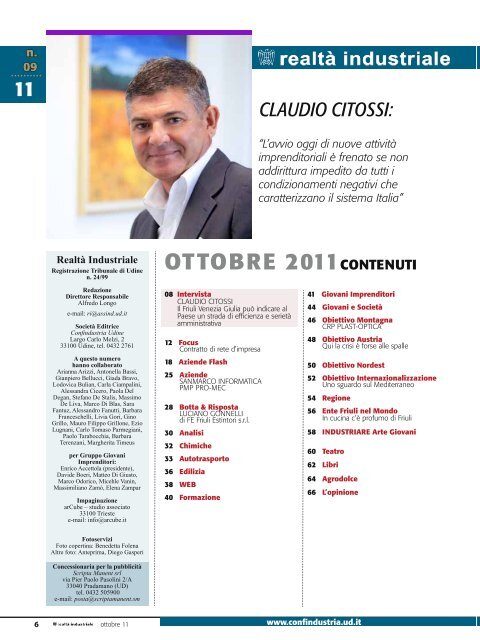 claudio citossi - Confindustria Udine