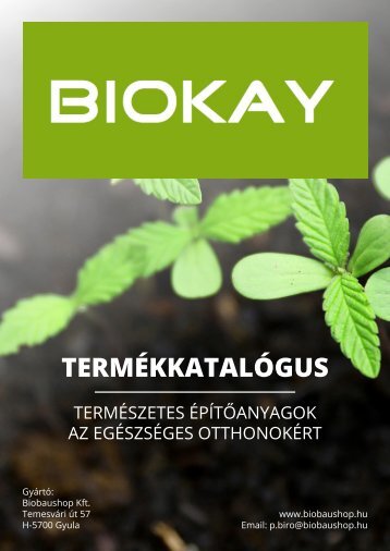 BIOKAY_termékkatalogus