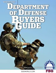 Department of Defense Buyers Guide for Gov Procurement