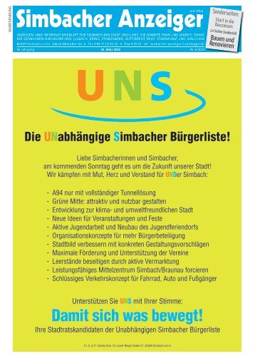 15.03.2020 Simbacher Anzeiger 