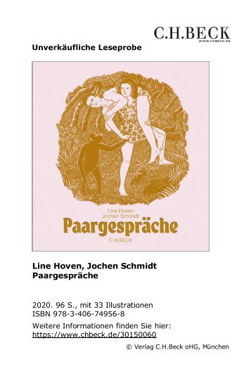 Hoven, Line / Schmidt, Jochen Paargespräche