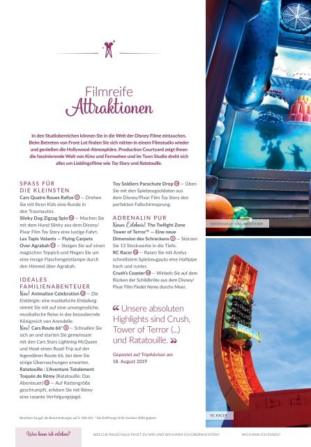 Disneyland Paris Katalog