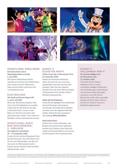 Disneyland Paris Katalog