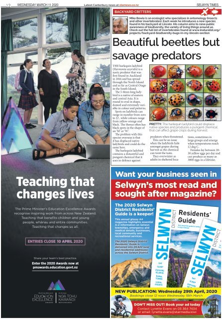 Selwyn Times: March 11, 2020