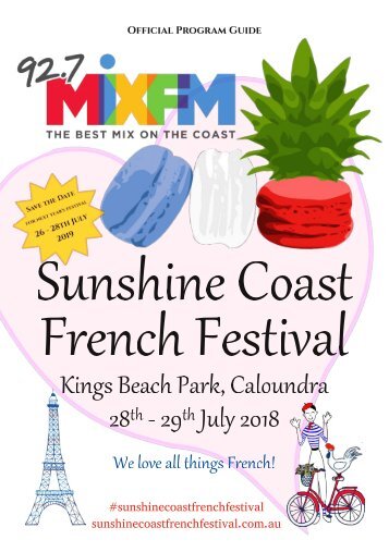 Sunshine Coast French Festival Program Booklet