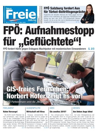 FPÖ: Aufnahmestopp für „Geflüchtete“!