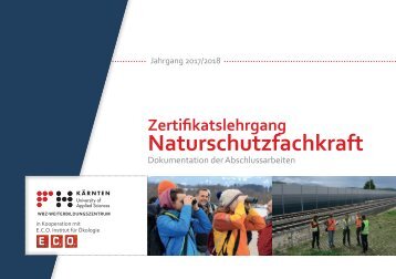 Zertifikatslehrgang Naturschutzfachkraft