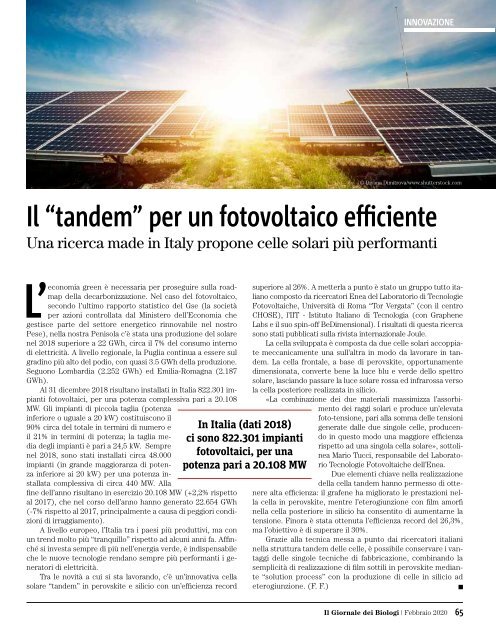 Il Giornale dei Biologi - N. 2