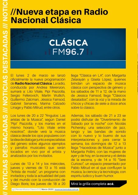 Música Clásica 3.0 N°10