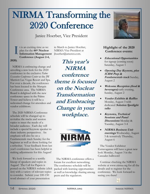 Inside NIRMA Spring 2020 FINAL