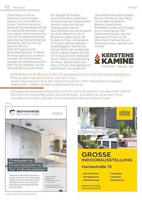 Haus & Grund Wolfsburg und Umgebung e.V. Ausgabe 01/2020 Februar