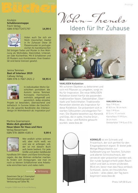 Haus & Grund Wolfsburg und Umgebung e.V. Ausgabe 01/2020 Februar