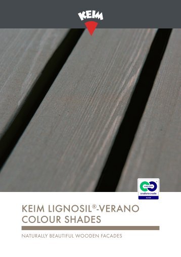 KEIM Lignosil-Verano colour shades