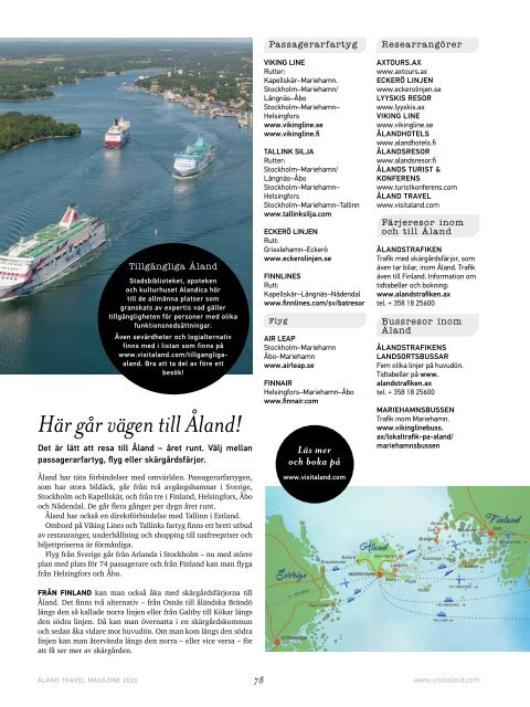 Åland Travel Magazine 2020