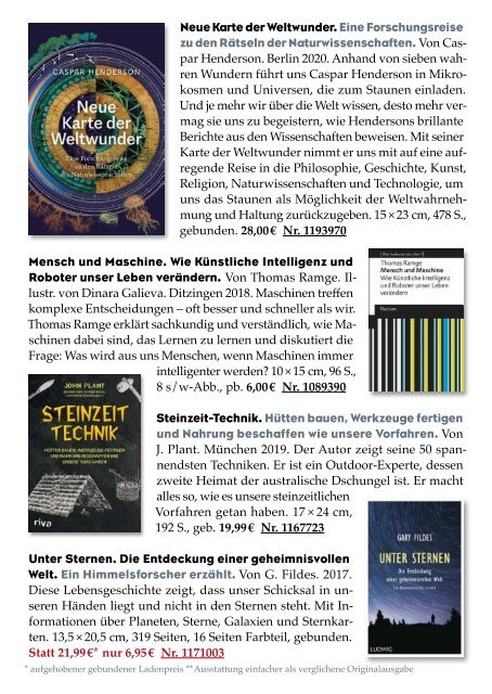 Frölich & Kaufmann 7. Versandkatalog 2020