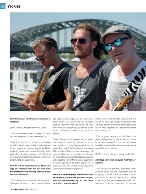 Musiker Magazin 4/2019 – 1/2020