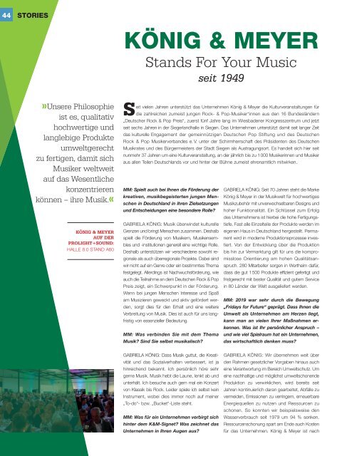 Musiker Magazin 4/2019 – 1/2020