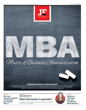 MBA | Master of Business Administration: Programas Mais Internacionais