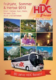 gut gelaunt auf Tour - HDC-Reisen