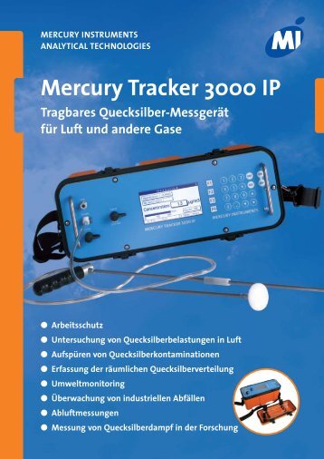 Mercury Tracker 3000 IP - Mercury Instruments GmbH.