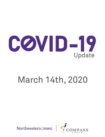 COVID - 19 Update 3.14.20