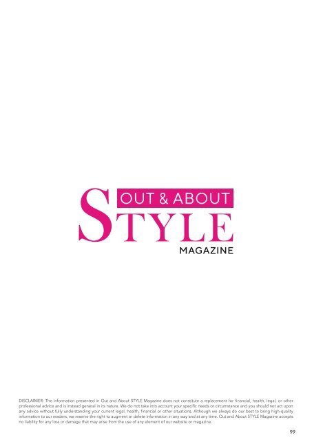 Out and About STYLE Mag Issue 2 Vol. 2