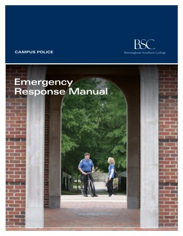 Emergency Response Manual - 2023