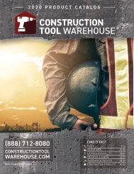 2020 Construction Tool Warehouse Catalog