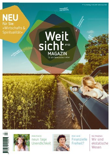 Magazin Weitsicht No. 3 / Frühling 2020