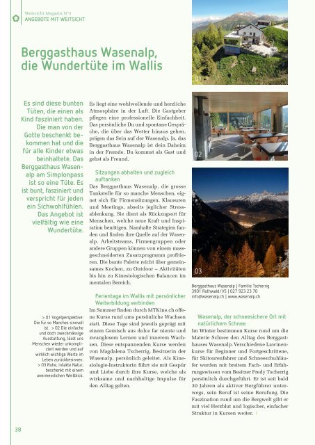 Magazin Weitsicht No. 3 / Frühling 2020