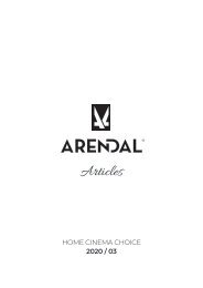 2020-03 - Arendal Article - Home Cinema Choice