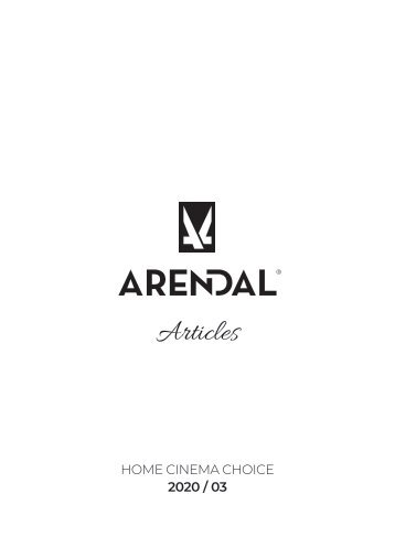 2020-03 - Arendal Article - Home Cinema Choice
