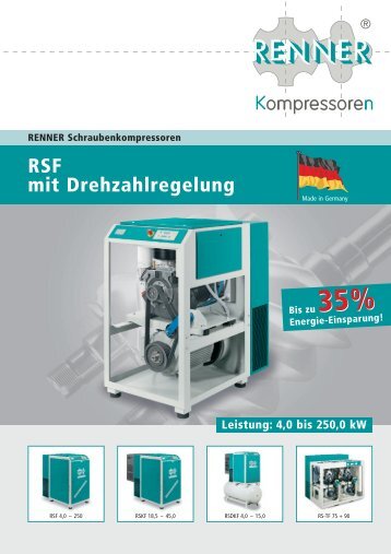 Download RSF-Prospekt - RENNER-Kompressoren