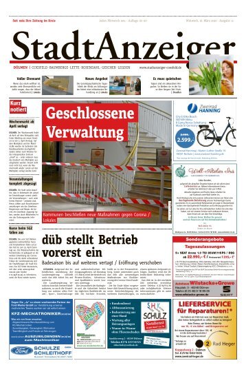 Stadtanzeiger Duelmen kw 12