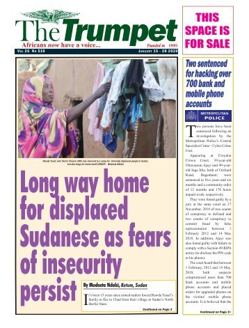 The Trumpet Newspaper Issue 510 (January 15 - 28 2020)