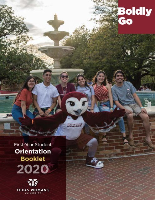 First-Year Student Orientation Booklet 2020