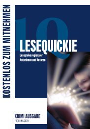 Lesequickie - Leseprobe regionaler Autorinnen und Autoren
