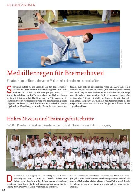 Bremer Sport Frühjahr 2020